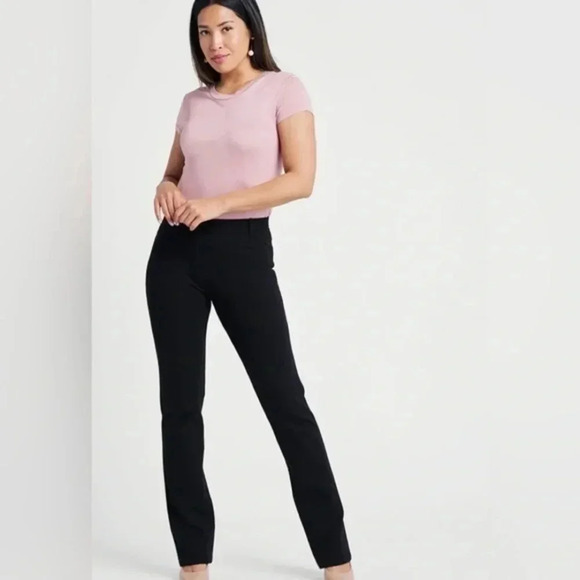 Betabrand Straight-Leg Classic Dress Pant Yoga Pants size large NWOT - Picture 1 of 6